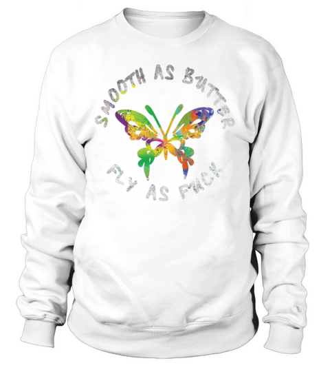 Colorful Butterfly Paint Splash Colorful Bug Print Sweatshirt Unisex