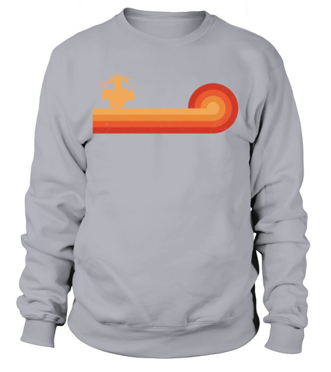 Drummer Drum Set Retro Vintage Sweatshirt Unisex