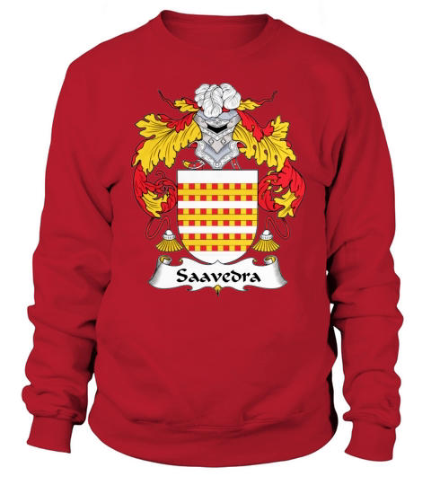 Saavedra Family Crest Portuguese Family Crests - Coffee Mug (colored) Sweatshirt Unisex