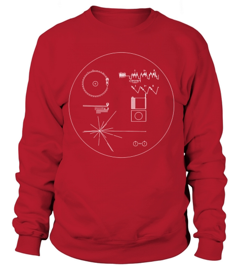 Voyager Golden Record Sweatshirt Unisex
