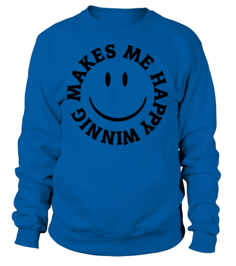 Winning Makes Me Happy Quote Kids Boys Athlete Sweatshirt Unisex