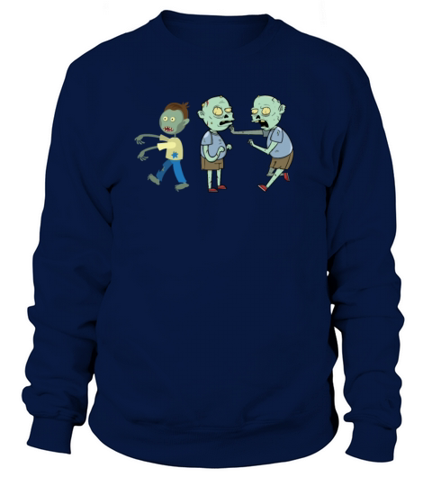 Zombie Kids Clothes Vintage Horror Retro Funny Sweatshirt Unisex