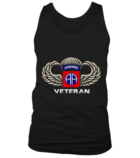 82nd Airborne Shirt - 82nd Airborne Veteran Vintage Shirt T-Shirt Tank Top Unisex