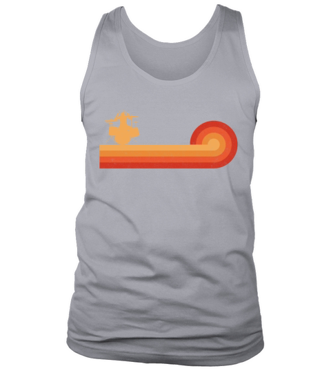 Drummer Drum Set Retro Vintage Tank Top Unisex