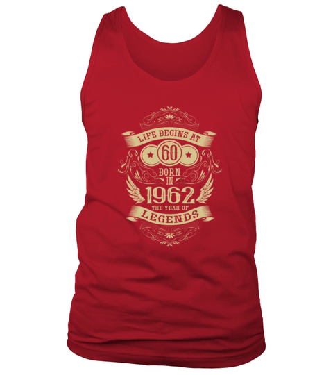 Life begins at 60 years old Tank Top Unisex