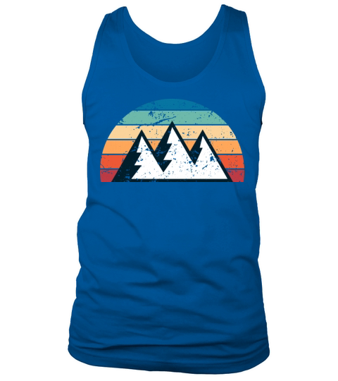 Retro Mountaineering Sunset Vintage climbing Tank Top Unisex