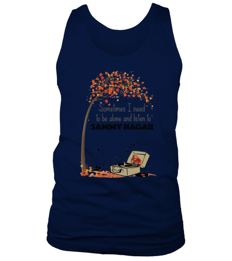 Snoopy Sometime I Need Tobe Alone And Listen To Sammy Hagar Tank Top Unisex