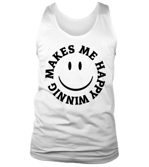 Winning Makes Me Happy Quote Kids Boys Athlete Tank Top Unisex