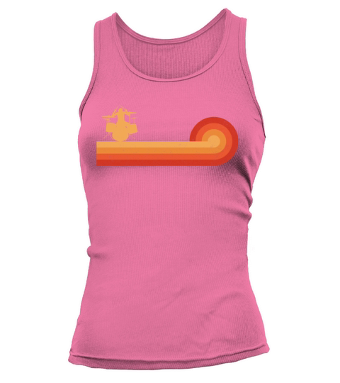 Drummer Drum Set Retro Vintage Tank top Woman
