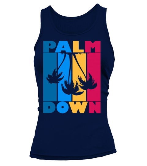 palm down vintage sunset Tank top Woman