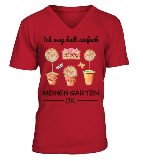 Garden Gardener Hobby Gardener Saying Gift V-Neck T-shirt