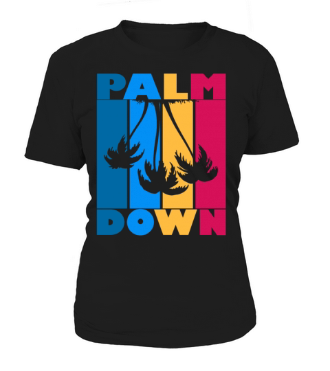 palm down vintage sunset Women's T-Shirt