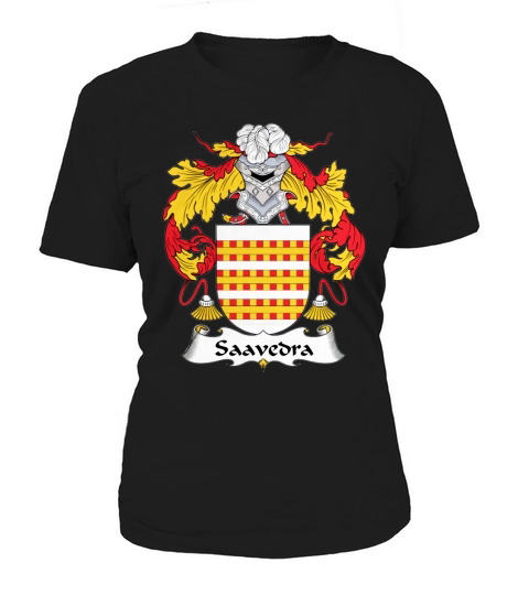 Saavedra Family Crest Portuguese Family Crests - Coffee Mug (colored) Women's T-Shirt