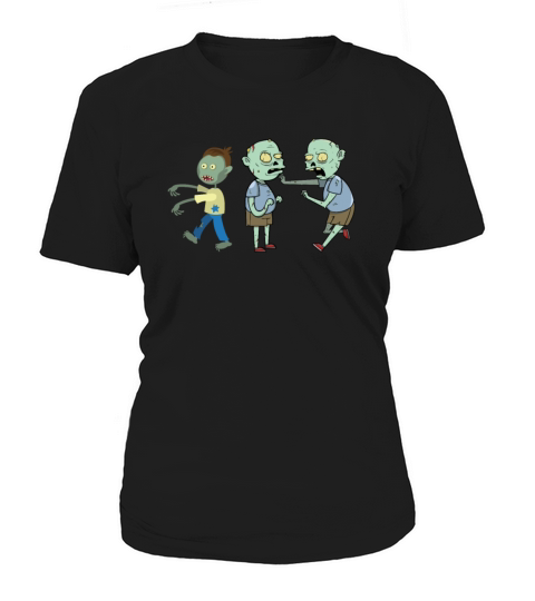 Zombie Kids Clothes Vintage Horror Retro Funny Women's T-Shirt