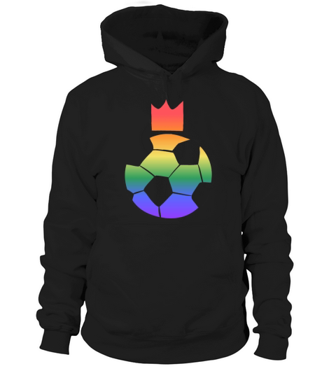 Ball football sport lgbt colors crown Hoodie Unisex