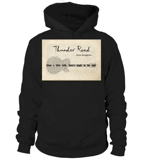 Thunder Road Guitar Hoodie Unisex