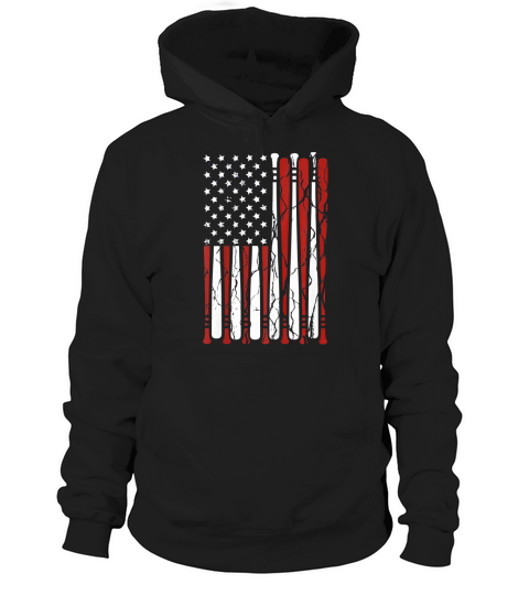 Vintage American Flag Baseball Men Boys Dad 4th July shirt Hoodie Unisex