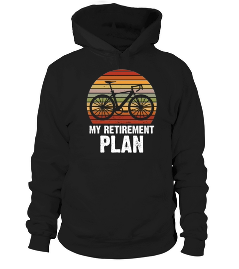 Vintage Retirement Biking Bicycle Rider Hoodie Unisex