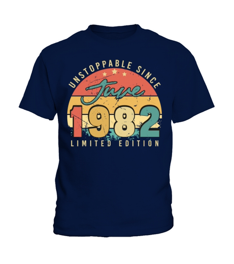 40th Birthday June 1982 Kids T-Shirt