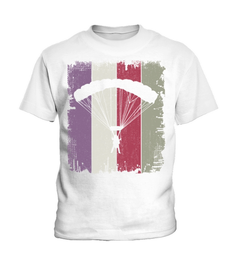 Cool Funny Paragliding Retro Paraglider Fans Lover Kids T-Shirt