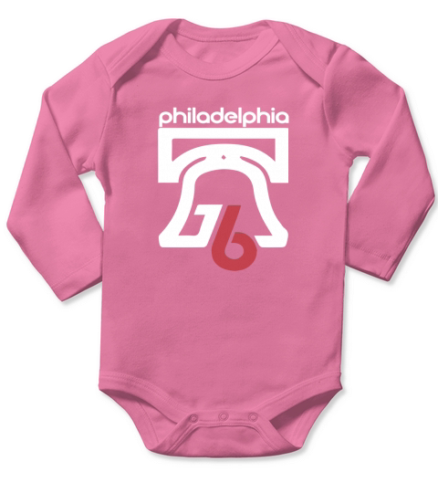 Philadelphia Vintage Liberty Bell Shirt Long Sleeve Baby One-Piece