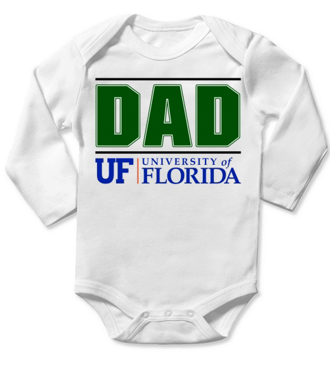 University Of Florida Proud Dad Parents Day 2020 Long Sleeve Baby One-Piece