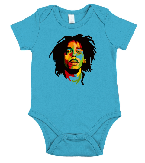 Bob Marley Be Happy Short Sleeve Baby One-Piece