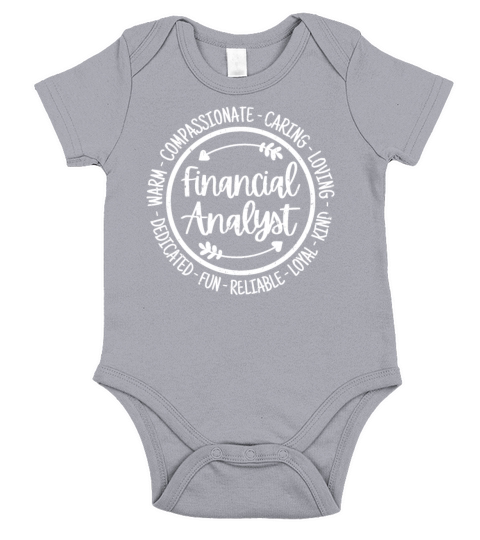 Financial Analyst Accounting Worker Vintage Gift Short Sleeve Baby One-Piece