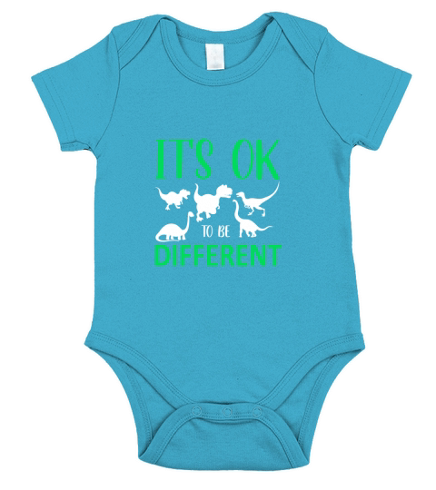 Its ok to be different Short Sleeve Baby One-Piece