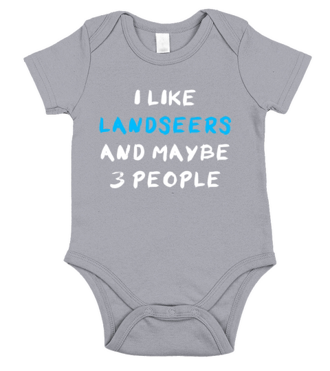 Landseer Funny Short Sleeve Baby One-Piece