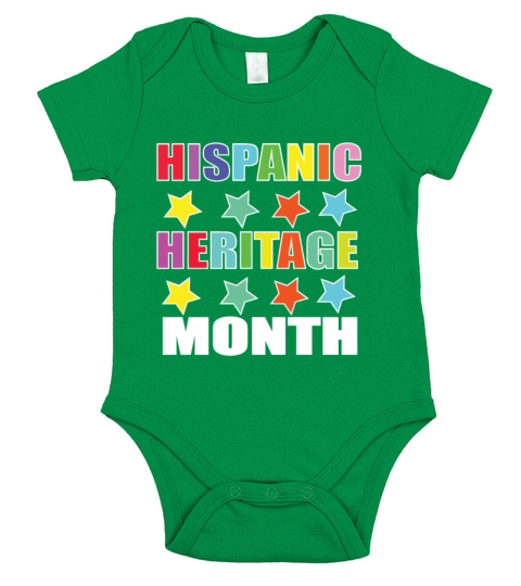National Hispanic Heritage Month Short Sleeve Baby One-Piece