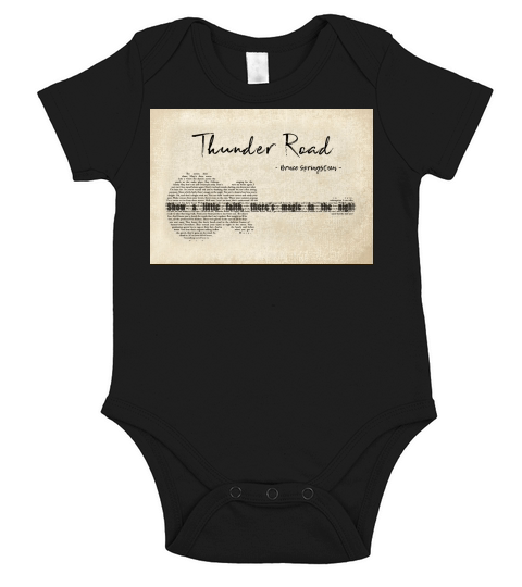 Thunder Road Guitar Short Sleeve Baby One-Piece