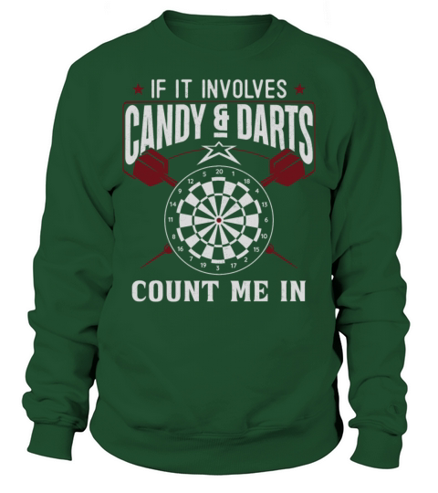 Darts Board Vintage If It Involves Sweatshirt Unisex