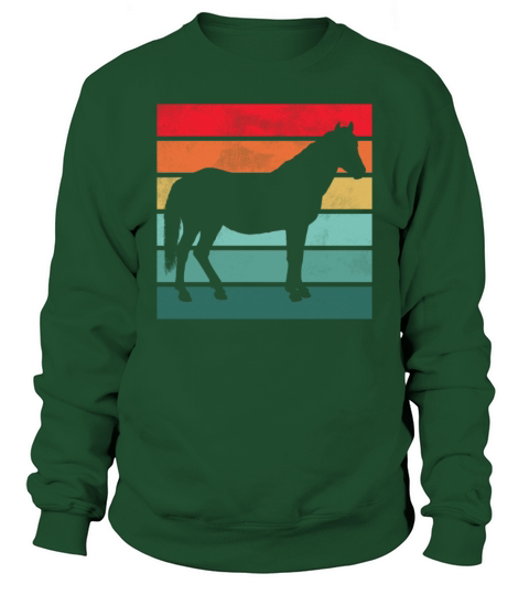 Girls Horse Riding Shirt Vintage Retro Sweatshirt Unisex