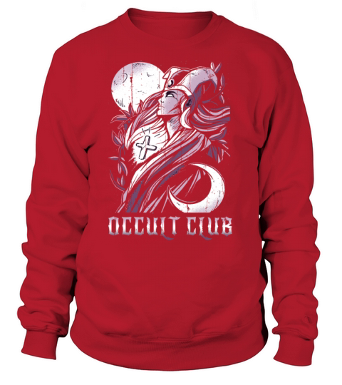 Priestess Tarot Card Occult Club Gothic Sweatshirt Unisex