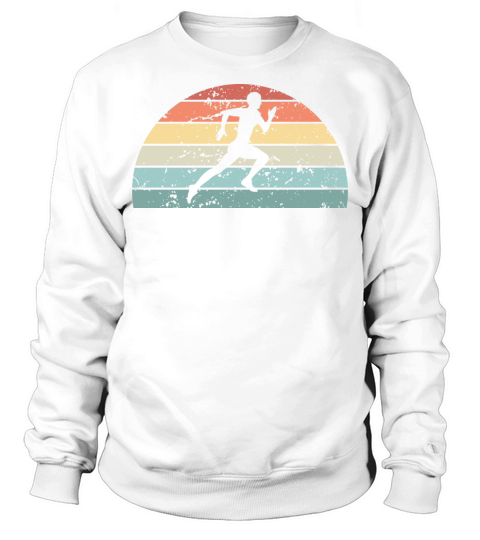 Retro Running Sunset Vintage Runner Sunrise Sweatshirt Unisex