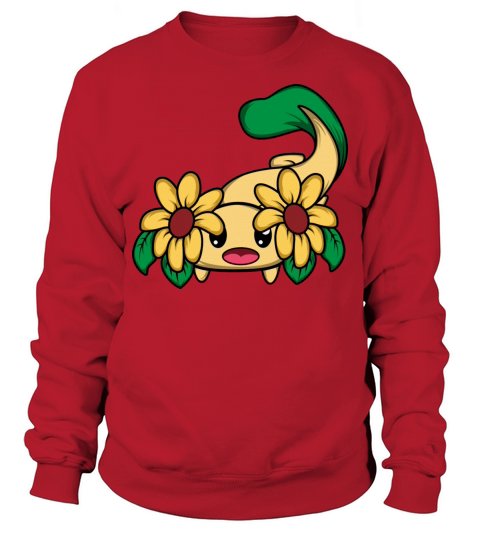 Sunflower Axolotl Owner Gift Sweatshirt Unisex