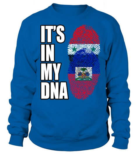 Syrian And Haitian Vintage Heritage DNA Flag Sweatshirt Unisex