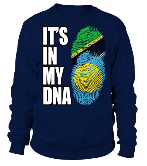 Tanzanian And Palauan Vintage Heritage DNA Flag Sweatshirt Unisex