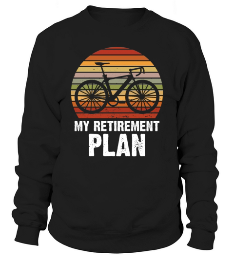 Vintage Retirement Biking Bicycle Rider Sweatshirt Unisex