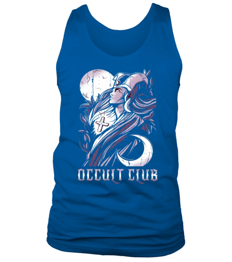 Priestess Tarot Card Occult Club Gothic Tank Top Unisex