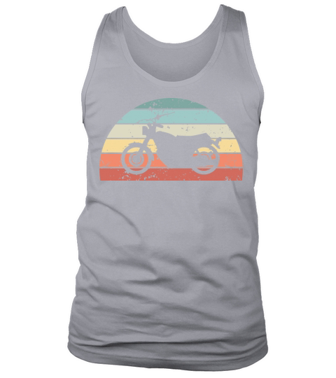 Retro Motorcycling Sunset Vintage Motorbike Tank Top Unisex