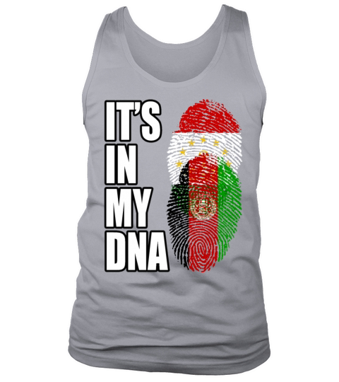 Tajikistani And Afghanistan Vintage Heritage DNA F Tank Top Unisex