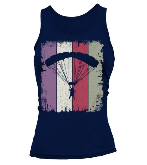 Cool Funny Paragliding Retro Paraglider Fans Lover Tank top Woman