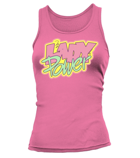 Lady Power Quote Color Stroke Tank top Woman