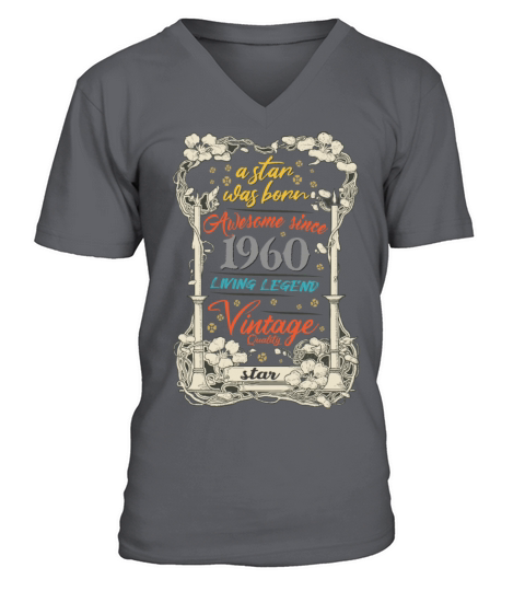 Idea for a gift to those who were born in 1960 V-Neck T-shirt