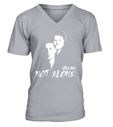 Jensen &amp;amp; Misha You Are Not Alone shirt, hoodie, longsleeve, v-neck V-Neck T-shirt