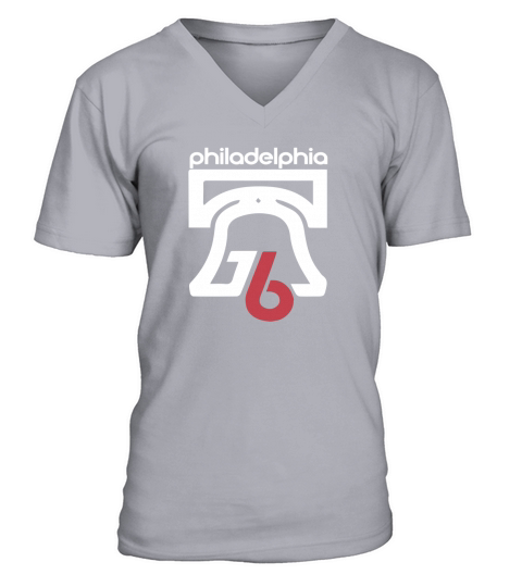 Philadelphia Vintage Liberty Bell Shirt V-Neck T-shirt