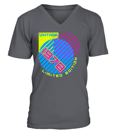 Vintage 1978 Vintage Retro Birthday V-Neck T-shirt