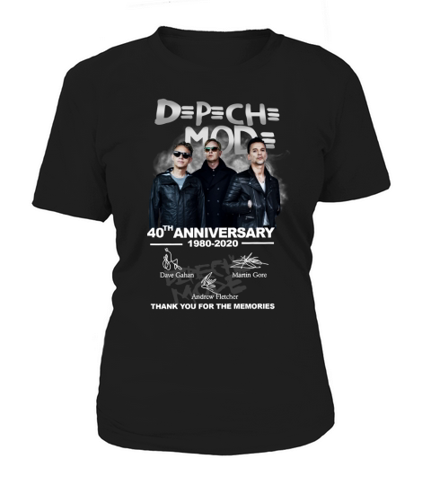 40th Anniversary Of Depeche Mode All Signature Thank For The Memories T-Shirt Women's T-Shirt